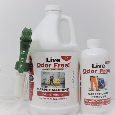 Live Odor Free!® Carpet Machine Kit