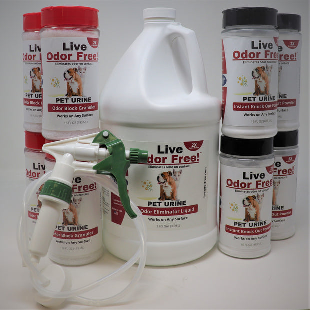 Live Odor Free!® 10x10 Pet Urine Room Kit