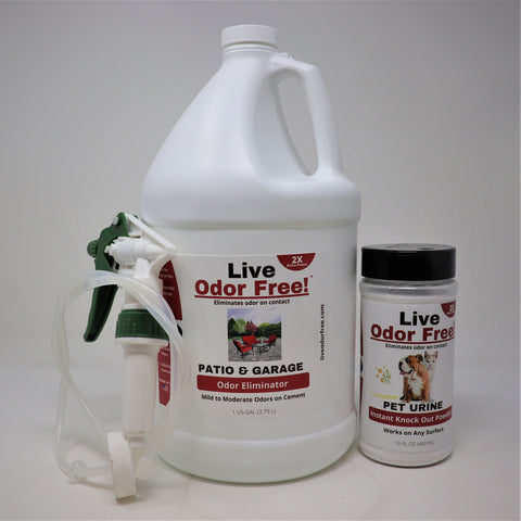 Live Odor Free!® Patio and Garage - KIT